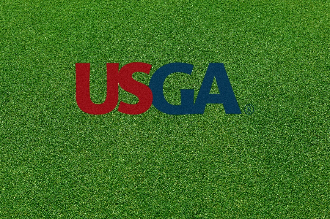 Golfrasen mit USGA Logo