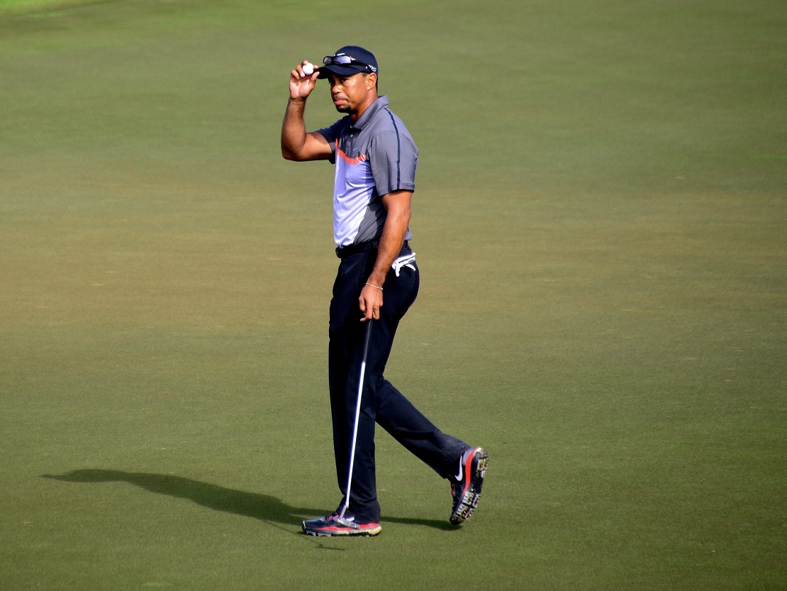 Tiger Woods in Dubai