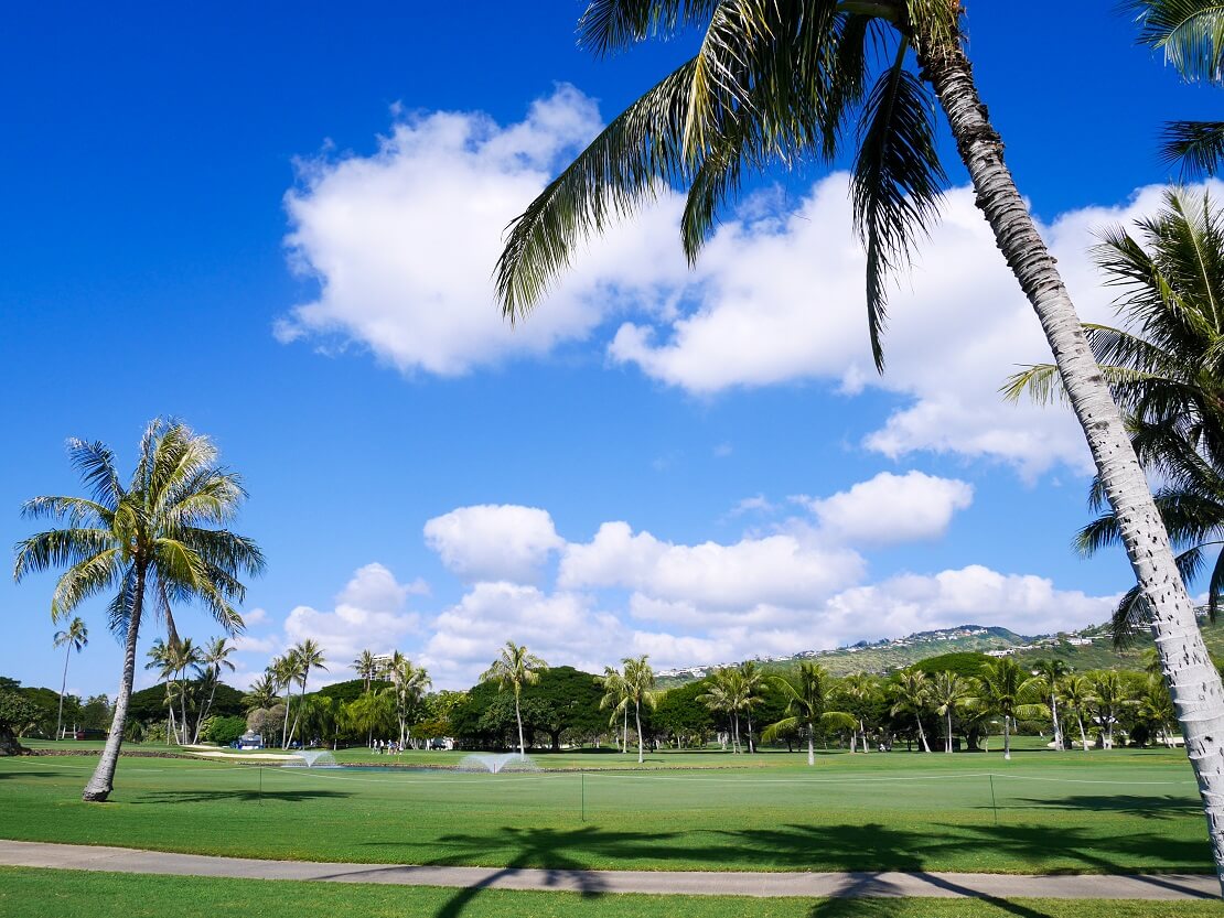 Der Waialae Course auf Hawaii