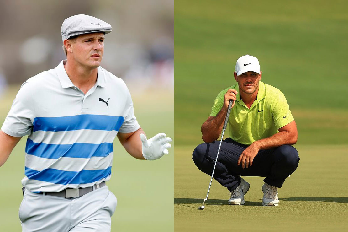 Collage Bryson DeChambeau und Brooks Koepka