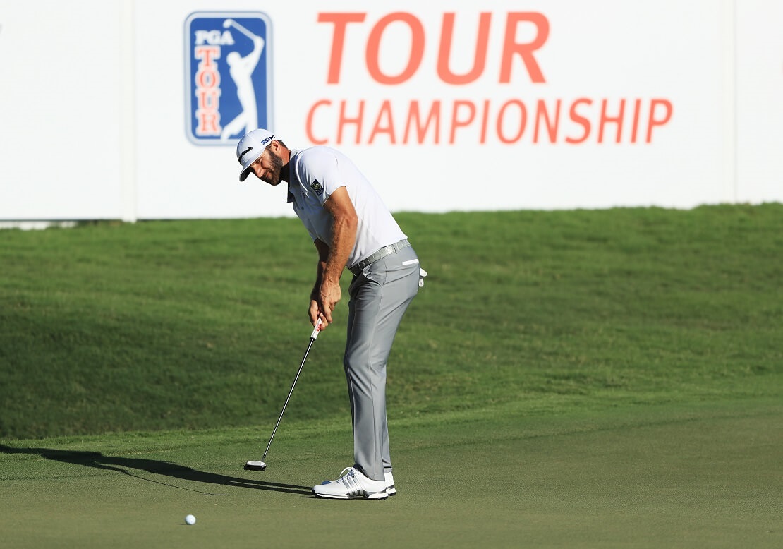 Dustin Johnson bei der Tour Championship