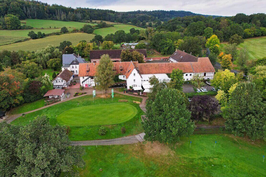 Oberhessischer Golf-Club Marburg von oben