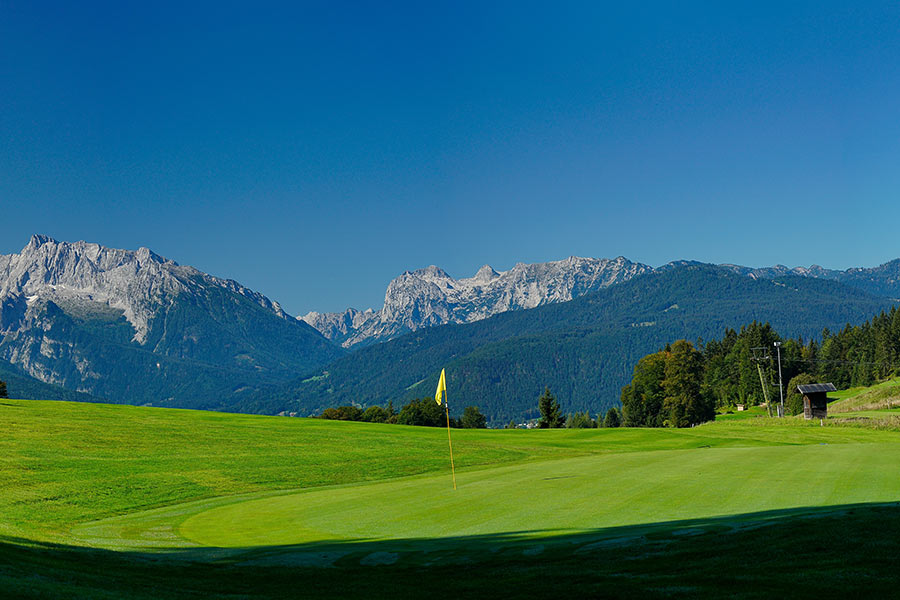 Golfplatz in Obersalzberg in Bayern