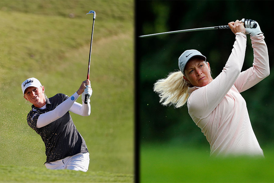 Stacy Lewis und Suzann Pettersen in einer Collage