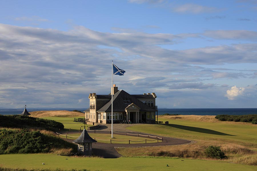 Das Clubhaus an der Kingsbarns