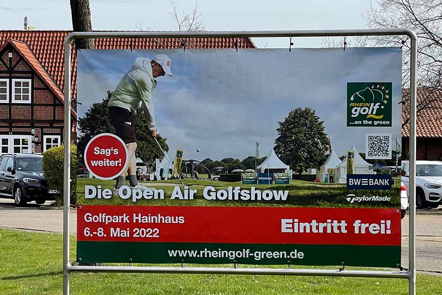 Open Air Golfshow Banner