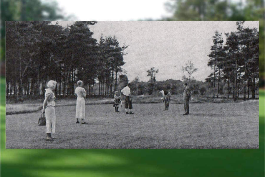 Ein altes Bild vom Golfklub Handorf Münster
