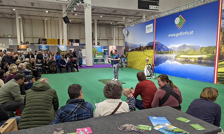 Ein Live Event bei der Hansegolf Messe