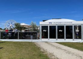 Die Sky-Extra-Kunden Lounge – einer der Hotspots bei den Porsche European Open