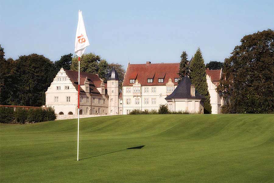 Das 18. Loch im Schlosshotel Münchhausen