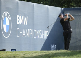 Patrick Cantlay beim Abschlag