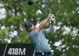 Golfer Louis Oosthuizen schwingt das Eisen