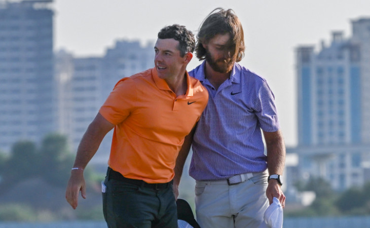 Rory McIlroy beglückwünscht Tommy Fleetwood