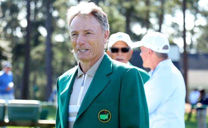 Bernhard Langer im grünen Jacket des Masters