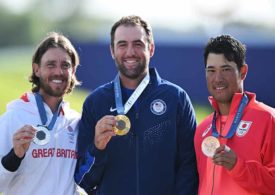 Scottie Scheffler mit Goldmedaille