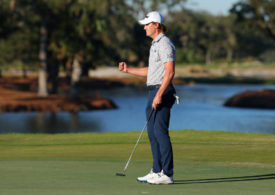Maverick McNealy ballt die Faust zum Jubel